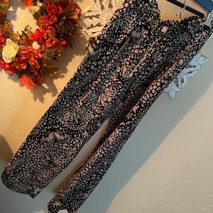 Chicos black label silk pants